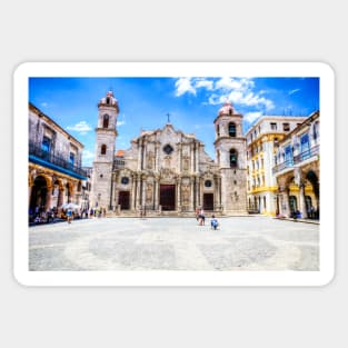 Havana Cathedral Catedral de San Cristobal Sticker